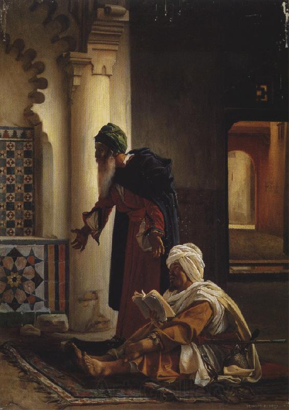 Nouy, Jean Lecomte du Arabs at Prayer Norge oil painting art